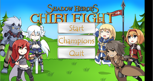 【免費休閒App】Shadow Heroes: Chibi Fight-APP點子