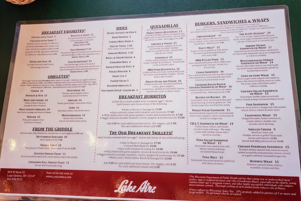  Lake-Aire Restaurant