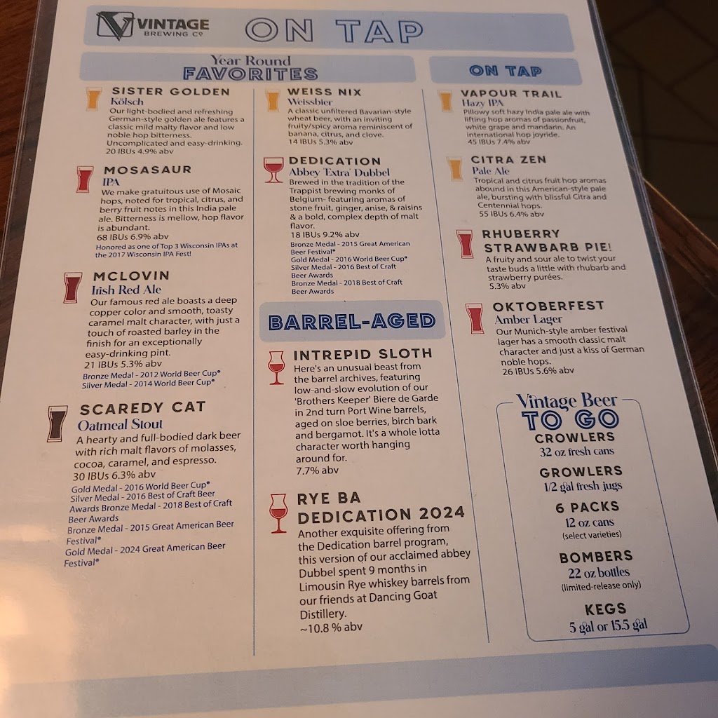  Vintage Brewing Co. Madison