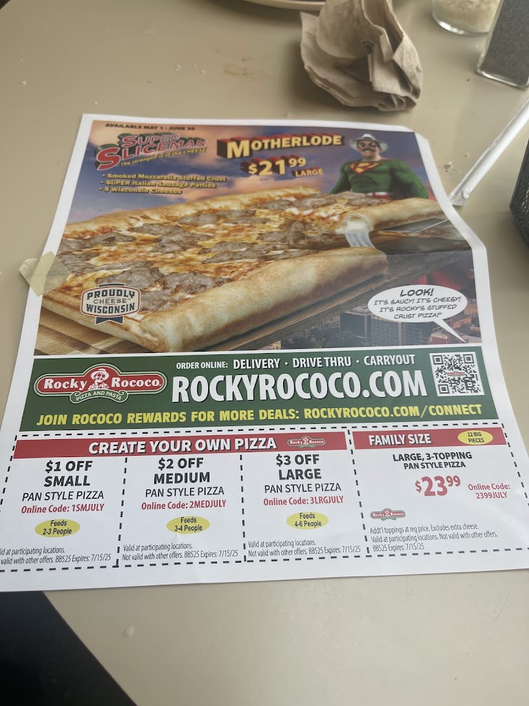  Rocky Rococo Pizza and Pasta