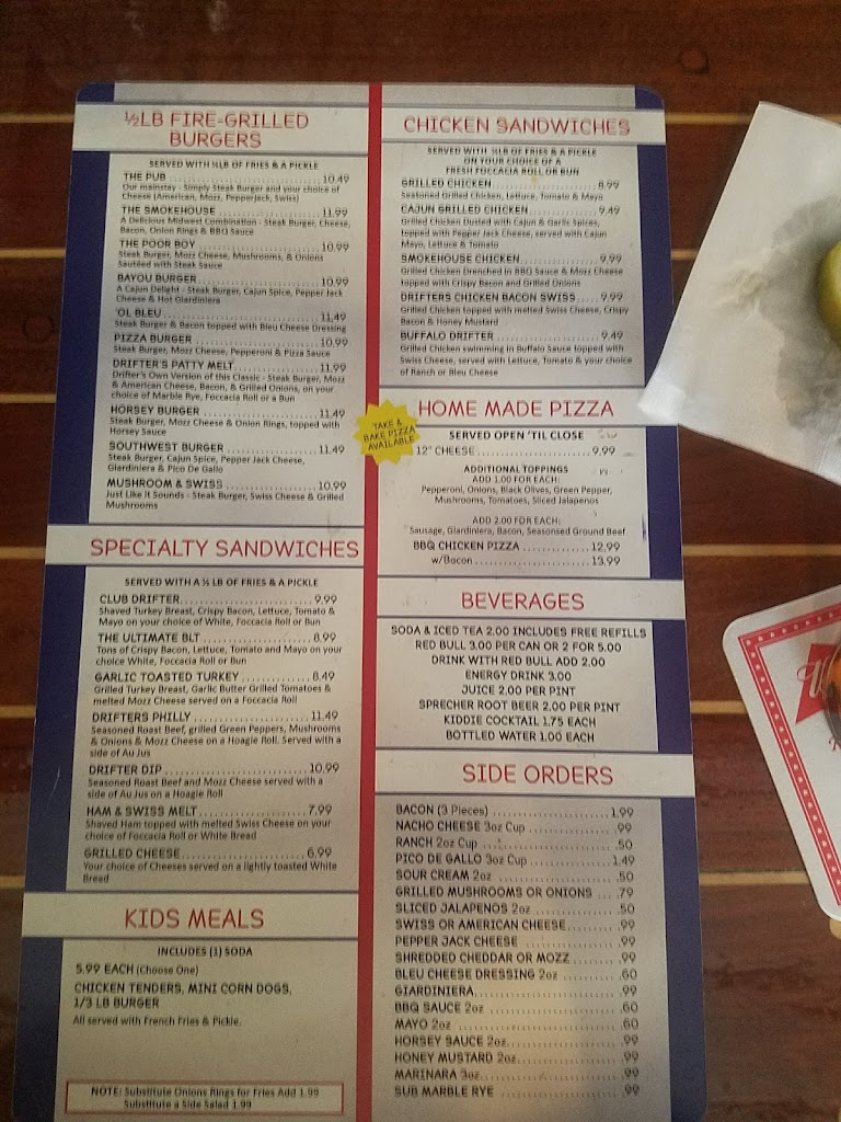  Drifters Bar & Grill