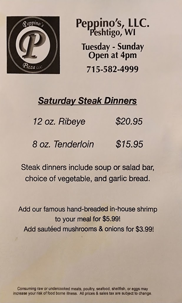  Peppino's Pizza, LLC