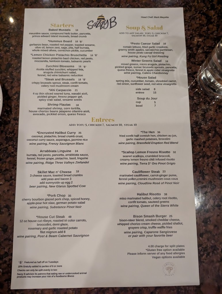  Sazzy B - Kenosha Restaurant