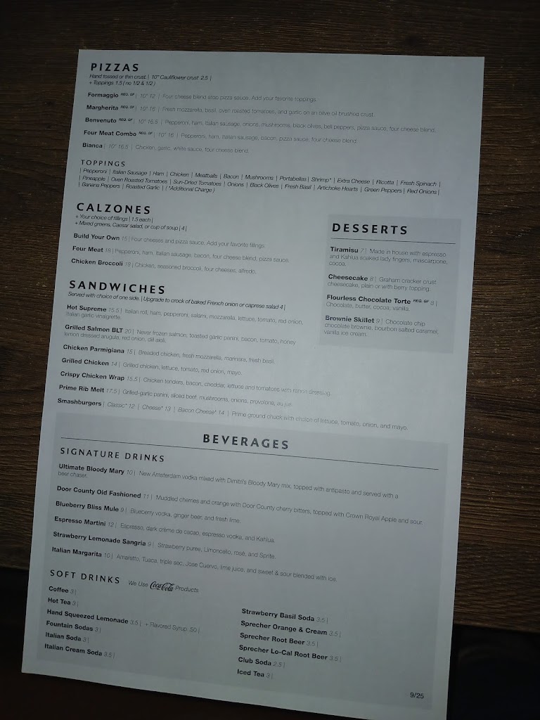  Benvenuto's Italian Grill