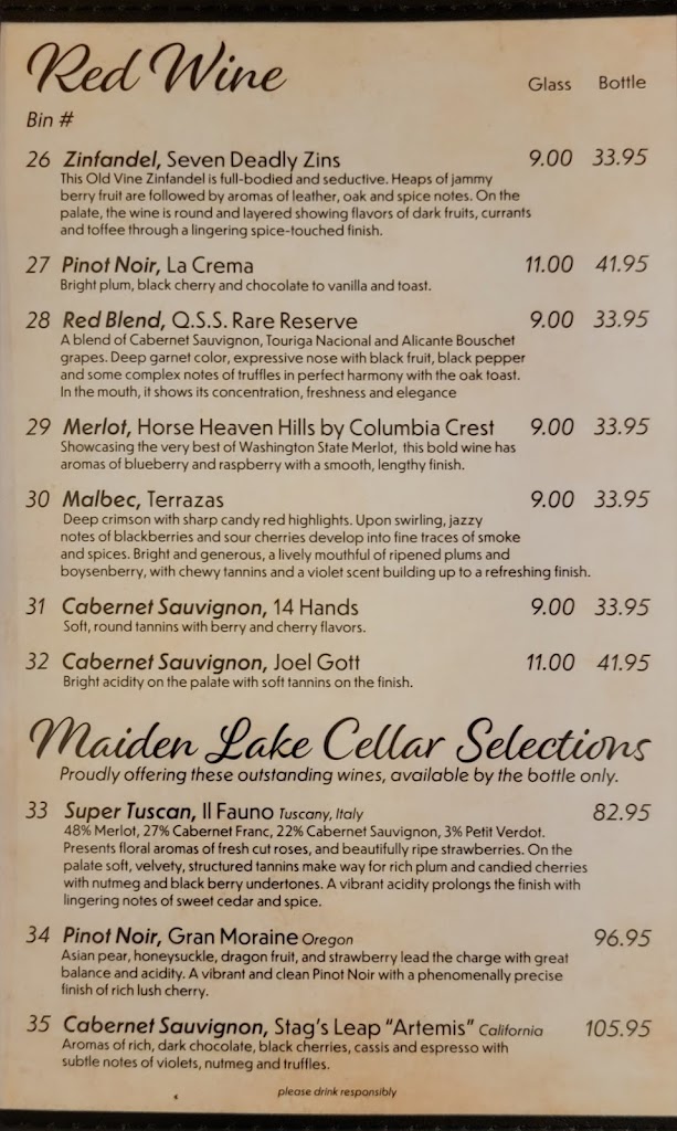  Maiden Lake Supper Club