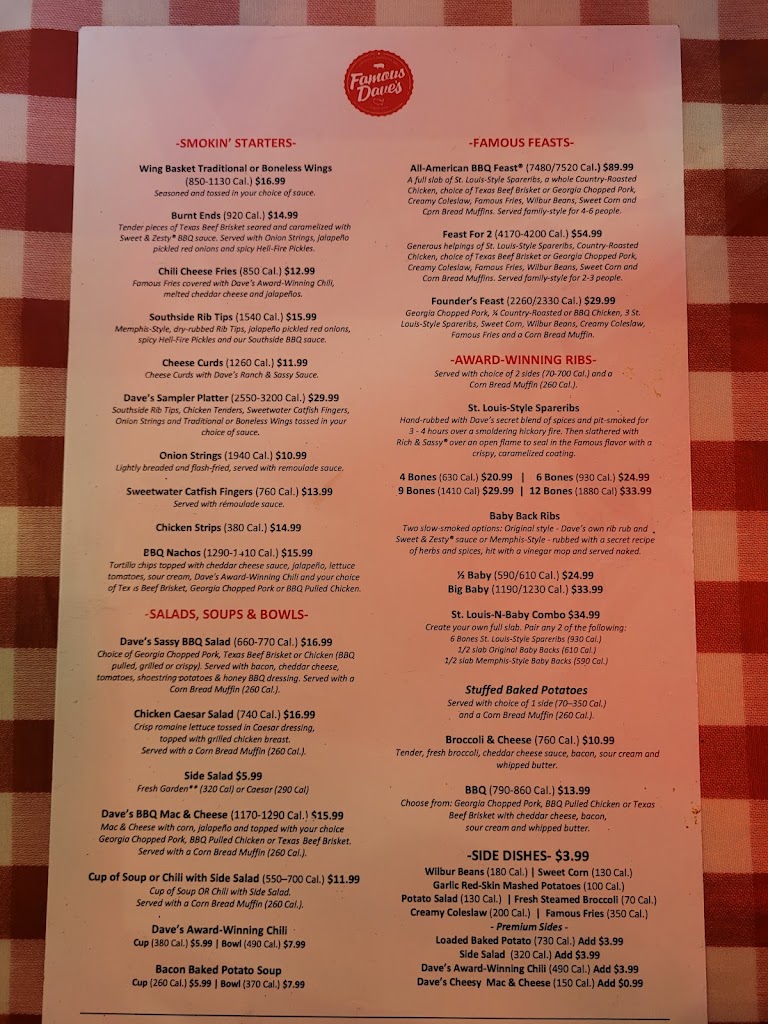  Famous Dave's Bar-B-Que