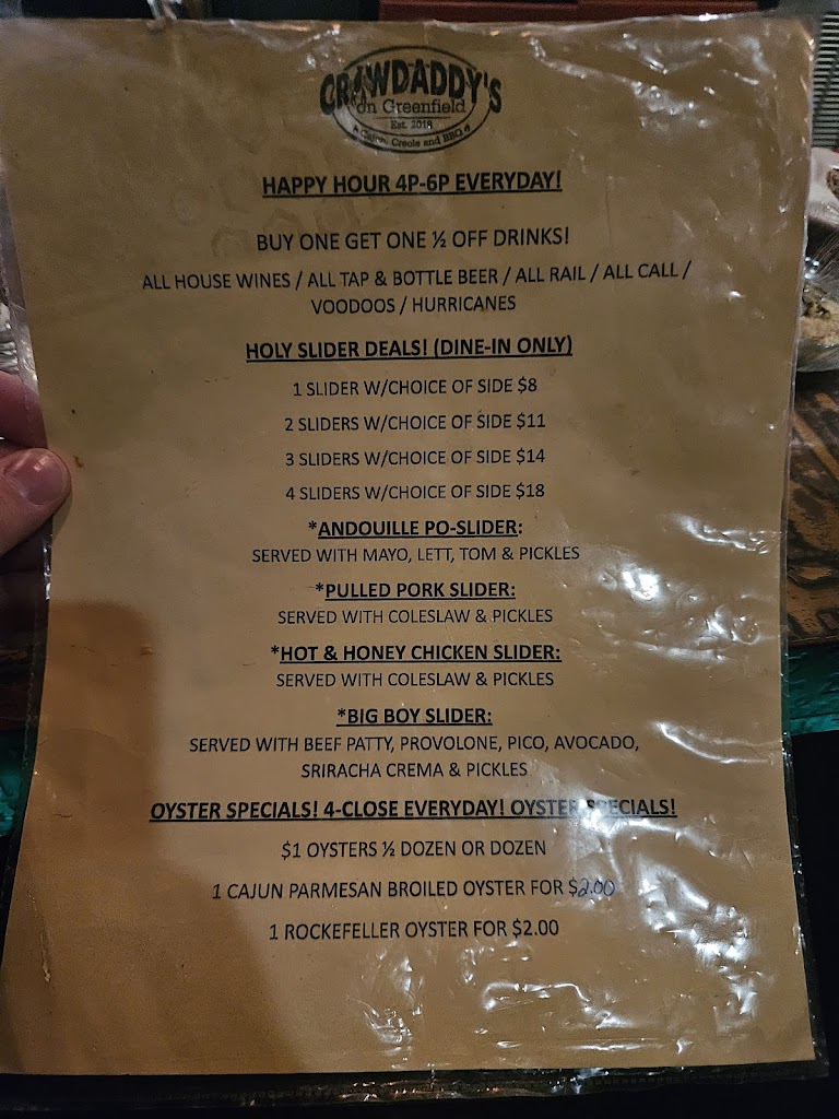  Crawdaddy's on Greenfield