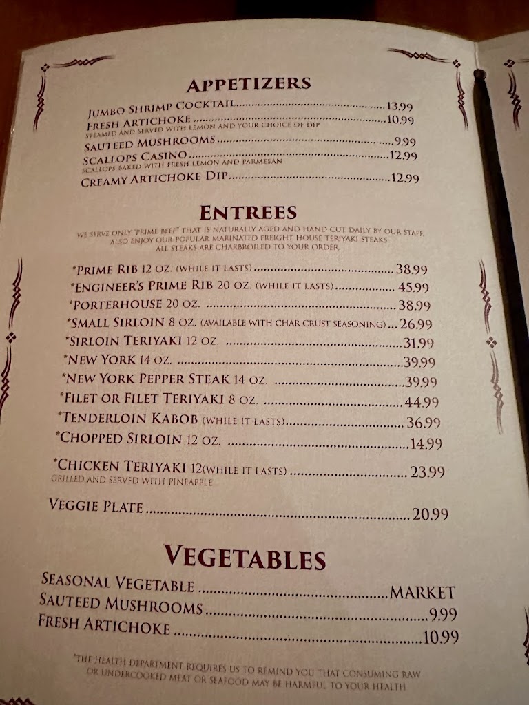  The Freighthouse Restaurant