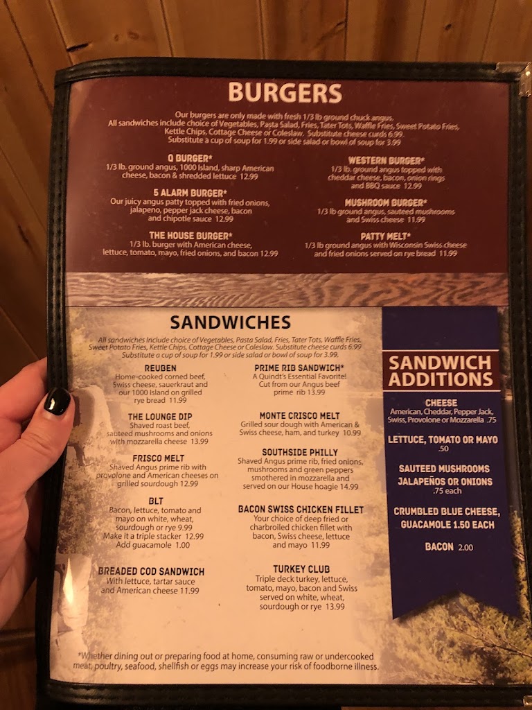  Quindts Towne Lounge & Eating House