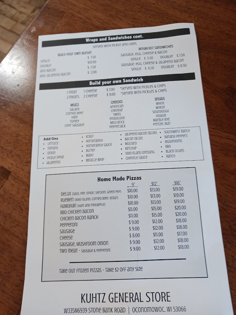  Kuhtz General Store Food & Spirits