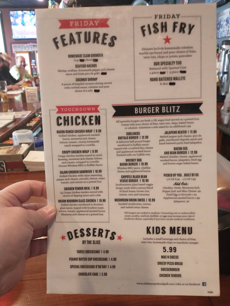 Sideliners Pub and Grill