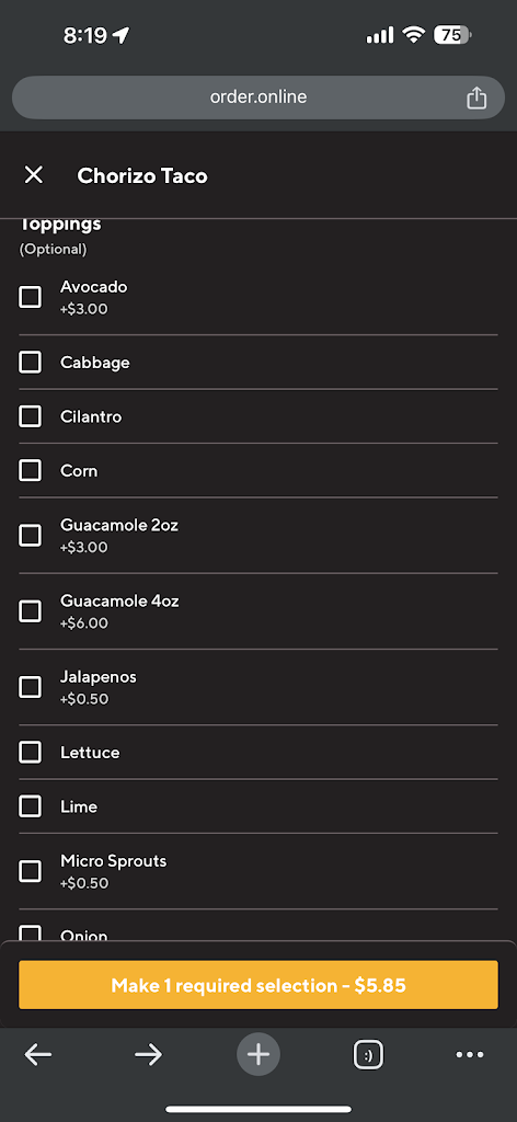  Paloma Taco + Tequila | Washington Heights