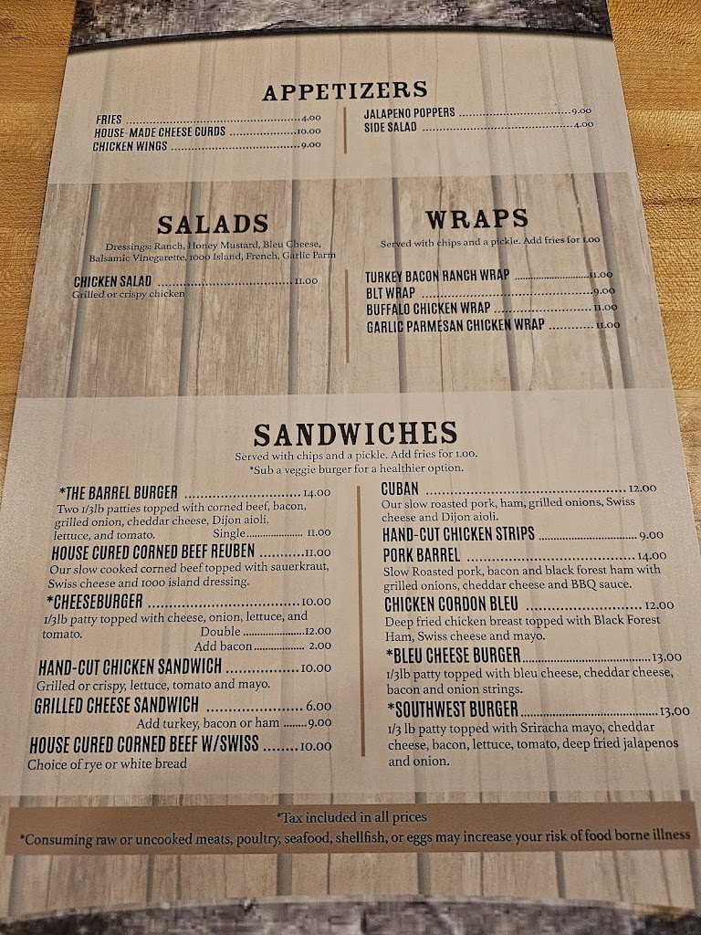  The Barrel Inn Bar & Grill