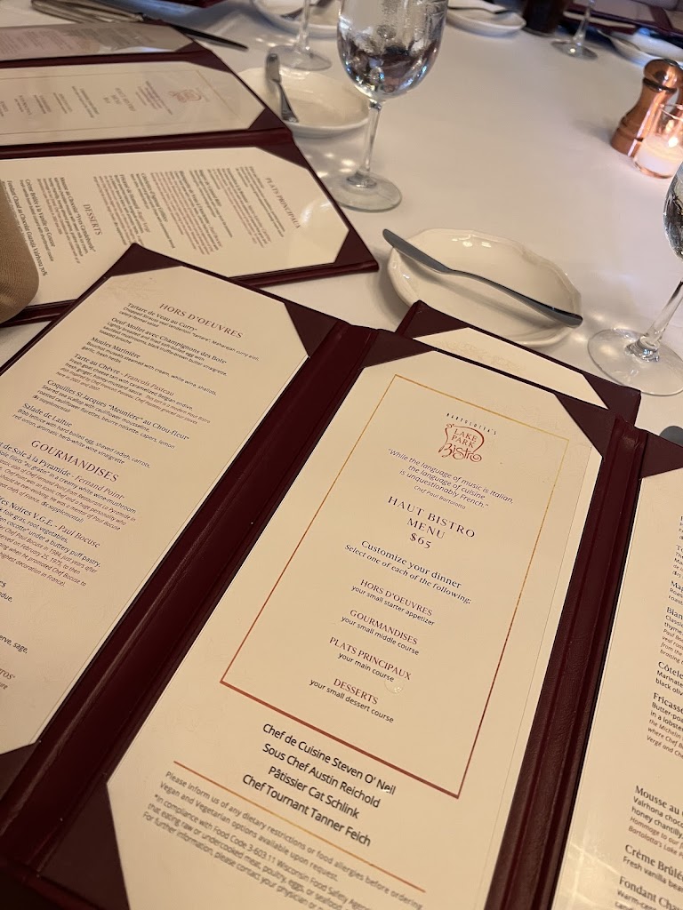  Bartolotta's Lake Park Bistro