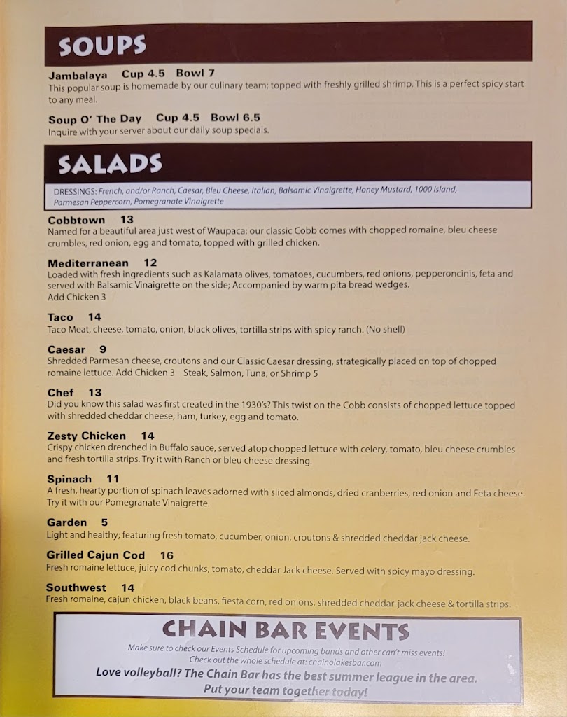  Chain O Lakes Bar and Grill