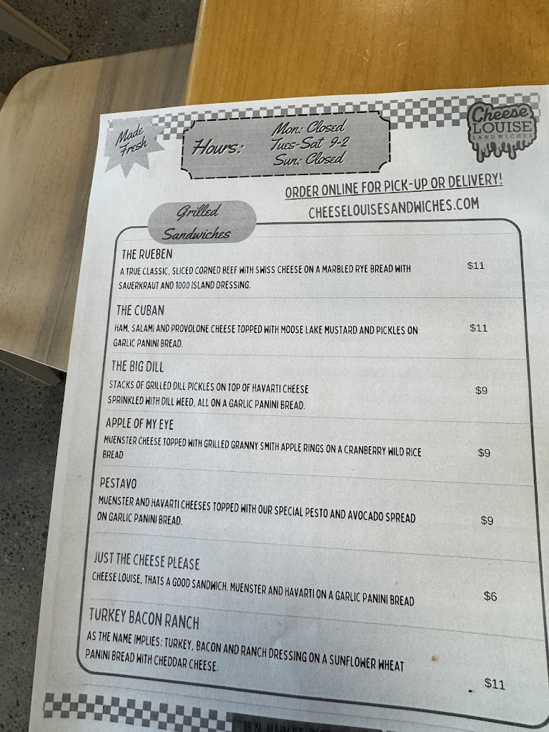  Cheese Louise Sandwiches