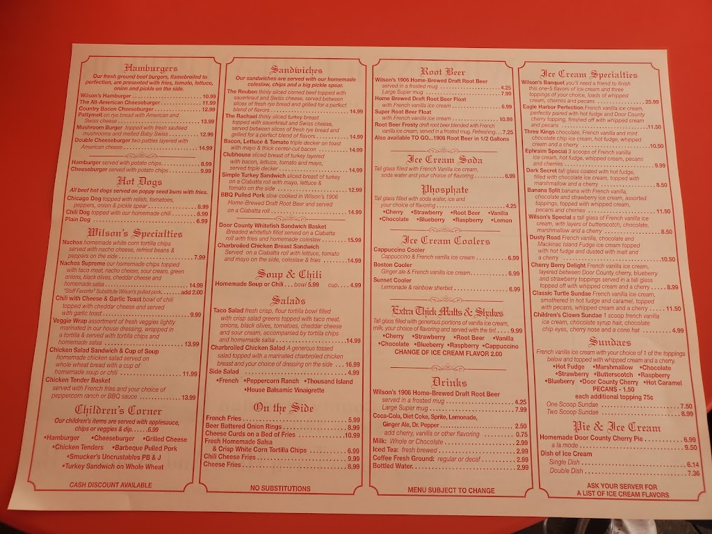  Wilson's Restaurant & Ice Cream Parlor