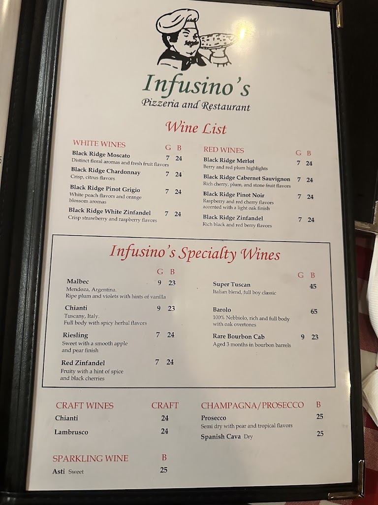  Infusino's Restaurant & Pizzeria
