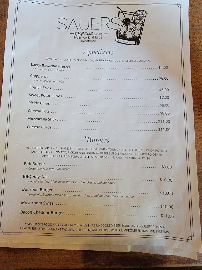  Sauers Old Fashioned Pub & Grill