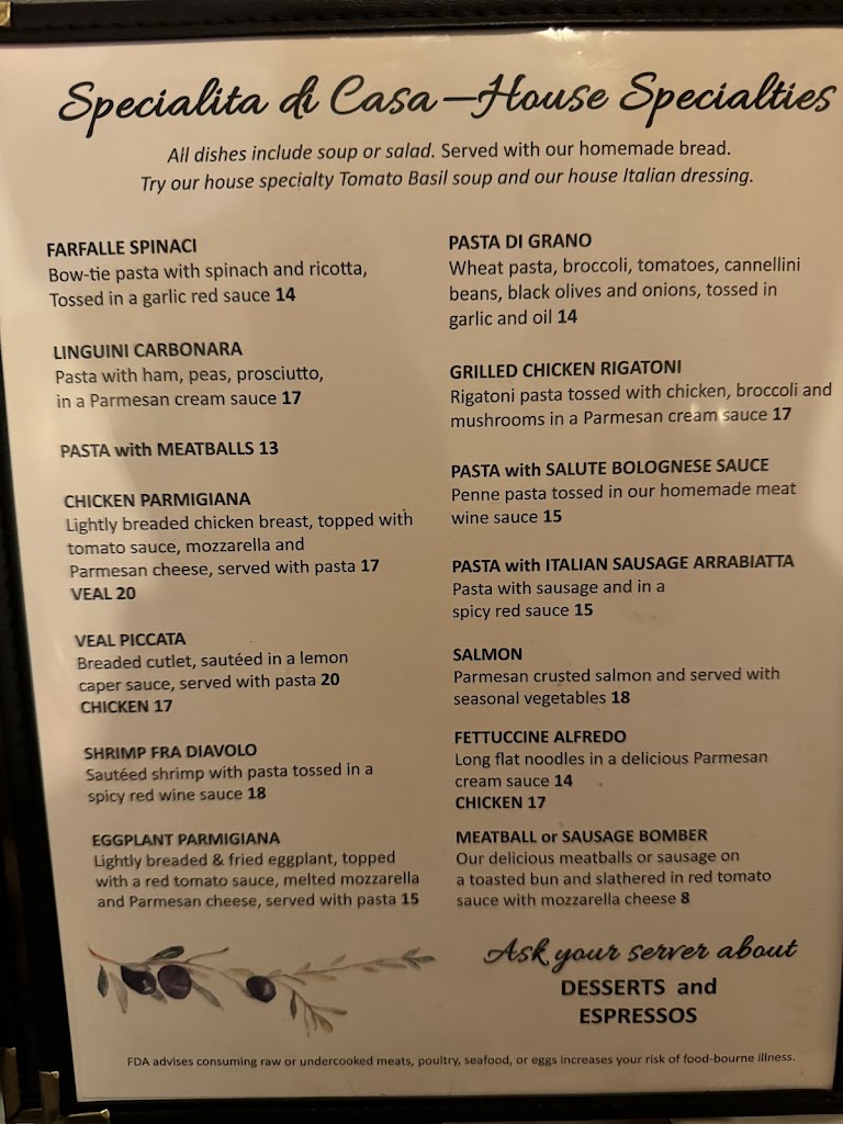  Salute Italian Restaurant