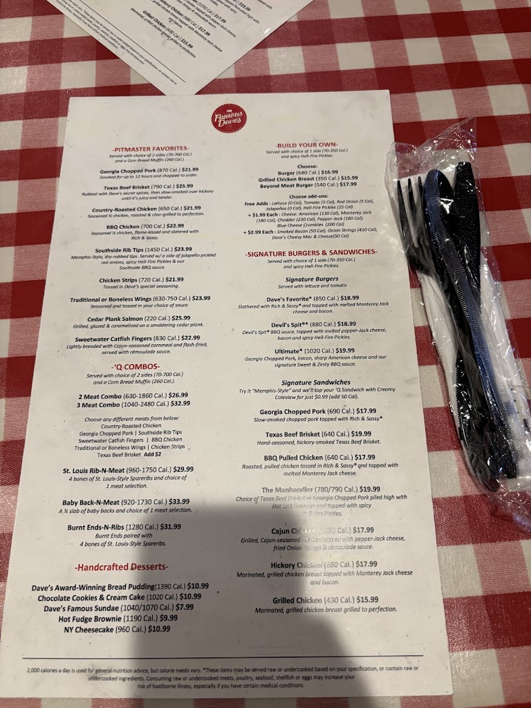  Famous Dave's Bar-B-Que