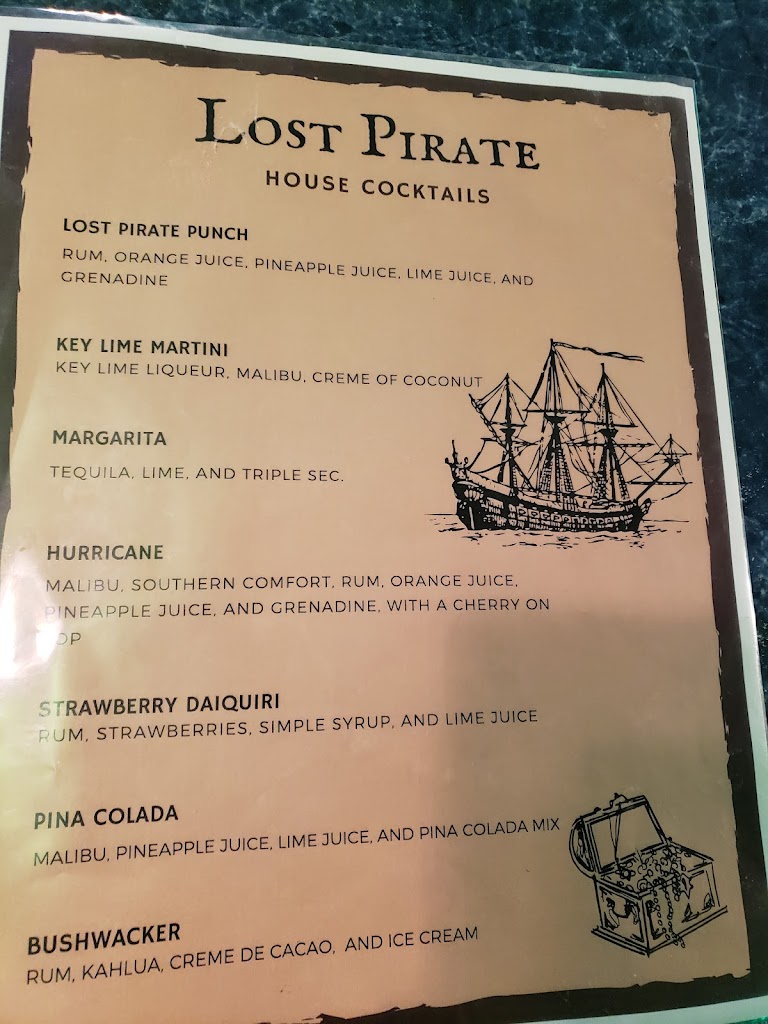  The Lost Pirate Tiki Bar and Grill