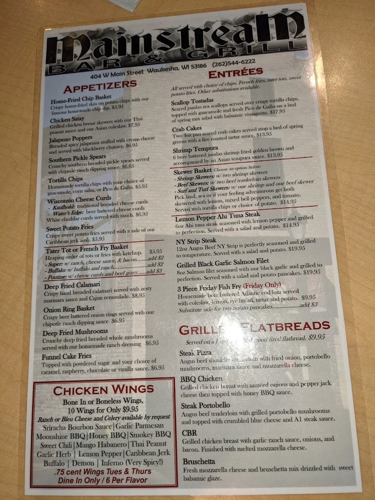  Mainstream Bar and Grill