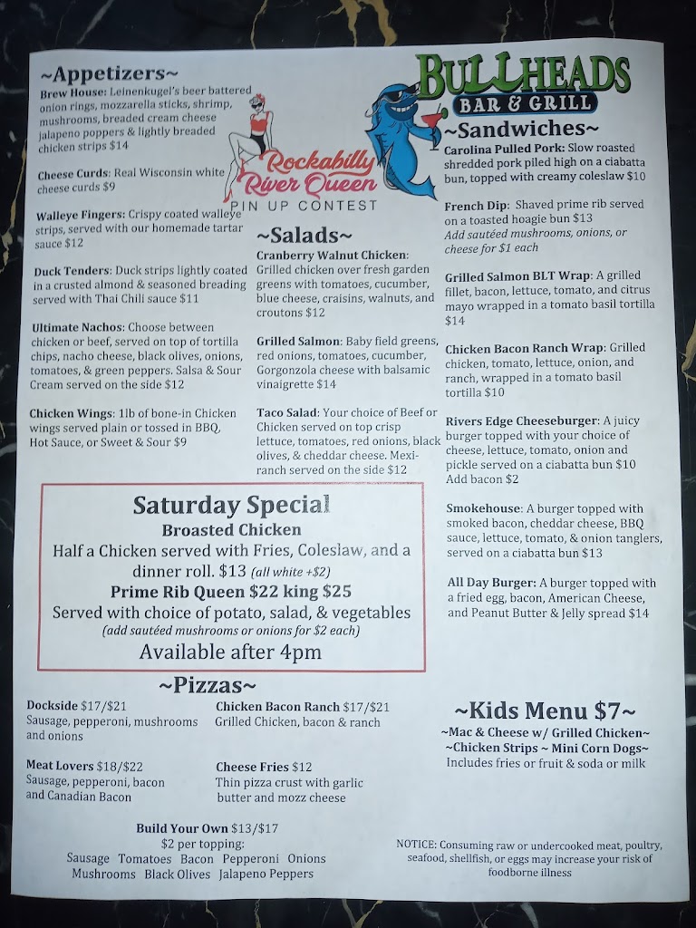  Bullheads Bar & Grill Restaurant