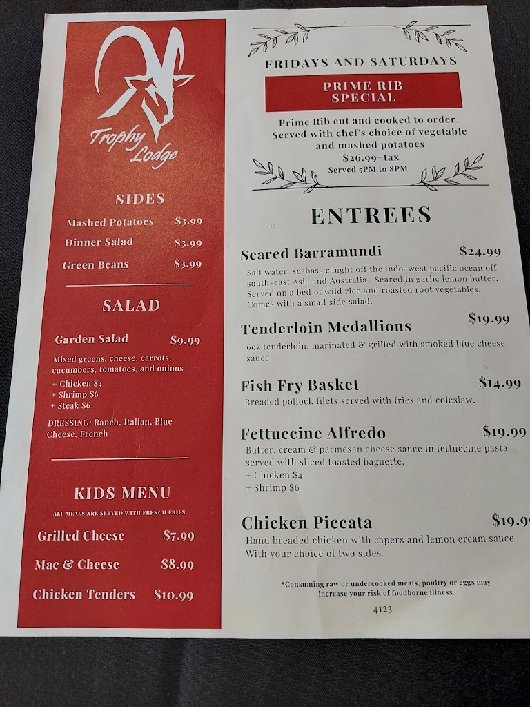  Trophy Lodge Bar and Grill