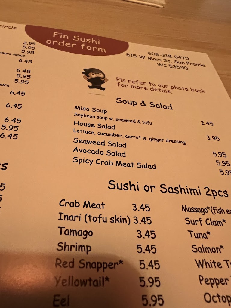  Fin Sushi - Sun Prairie