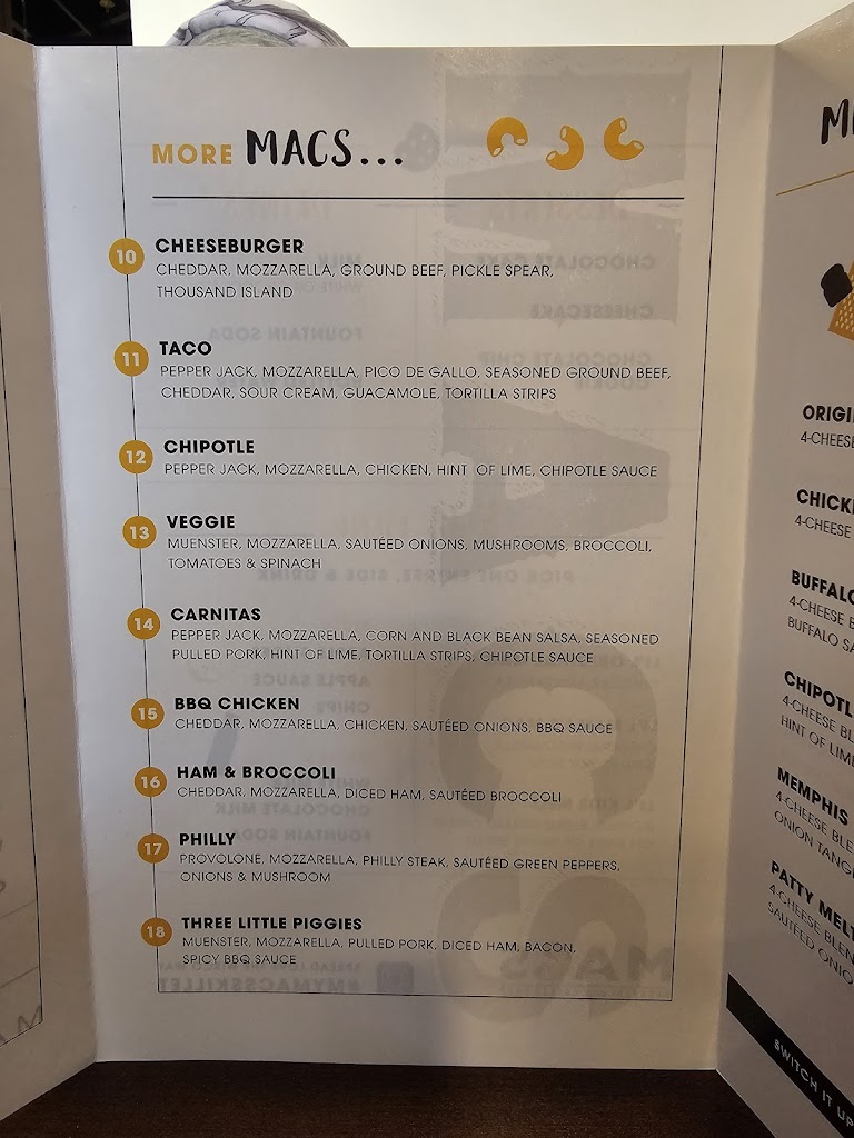  MACS (Macaroni And Cheese Shop) Madison