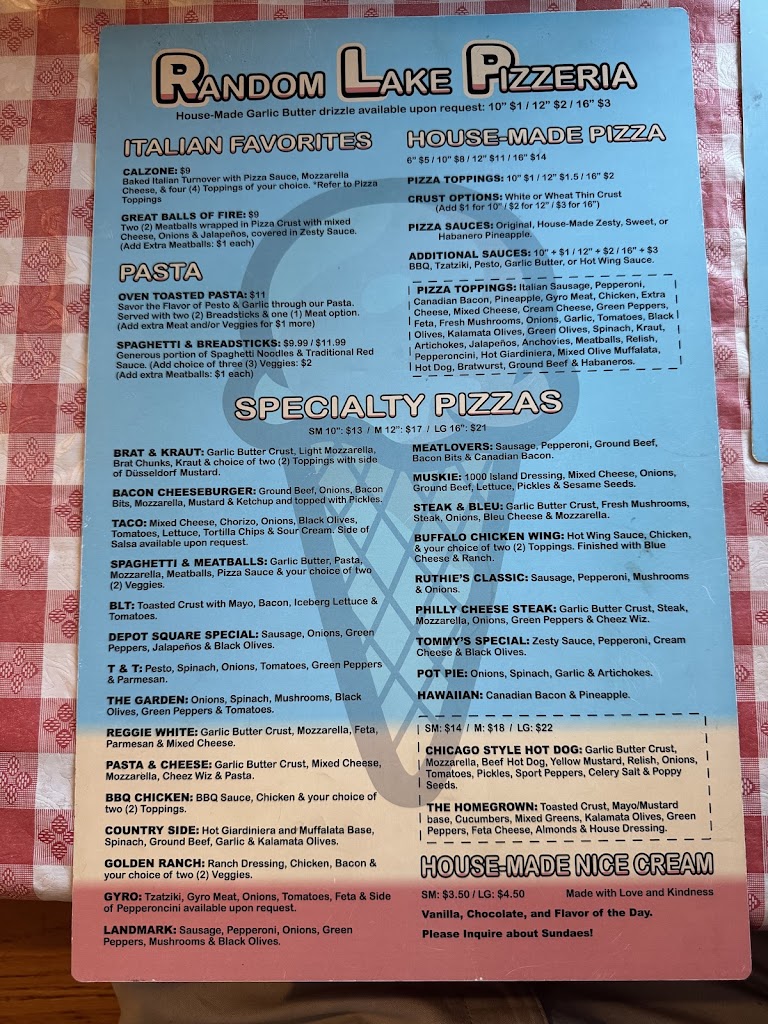  Random Lake Pizzeria