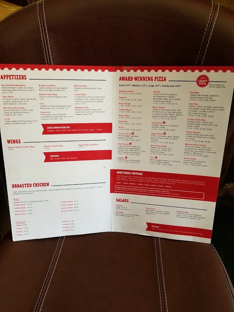  Sammy's Pizza Restaurant & Pub