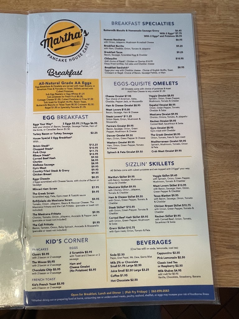  Martha's Pancake House Cafe