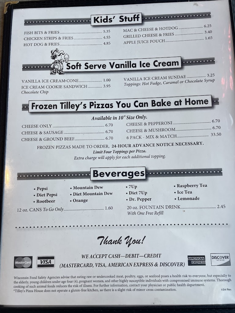  Tilley's Pizza House