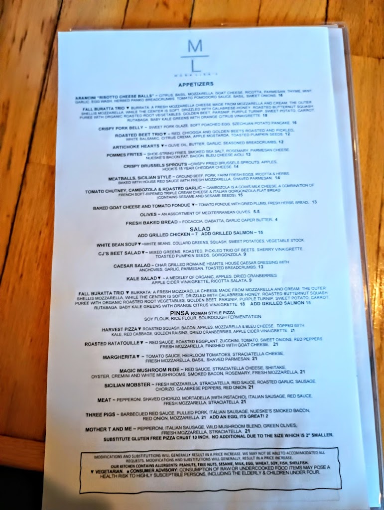  Mona Lisa's Restaurant