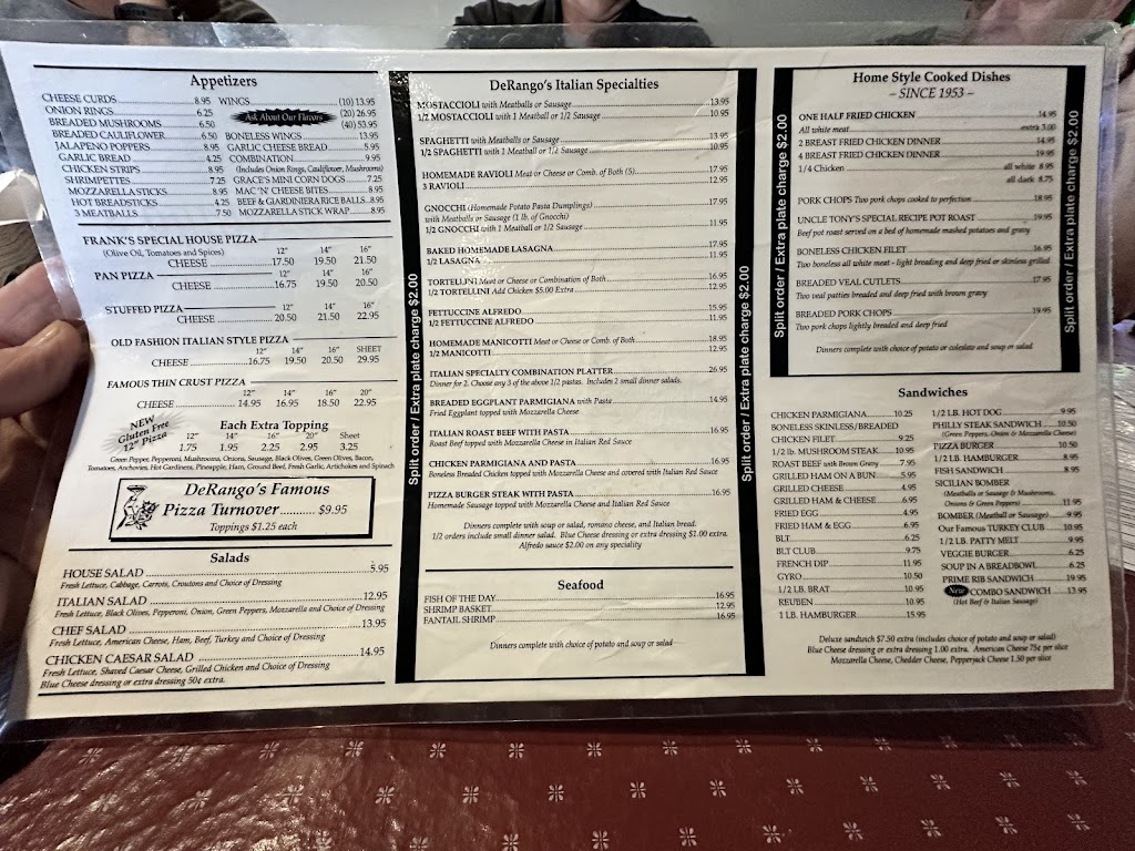  DeRango's "The Pizza King" Restaurant & Sports Bar