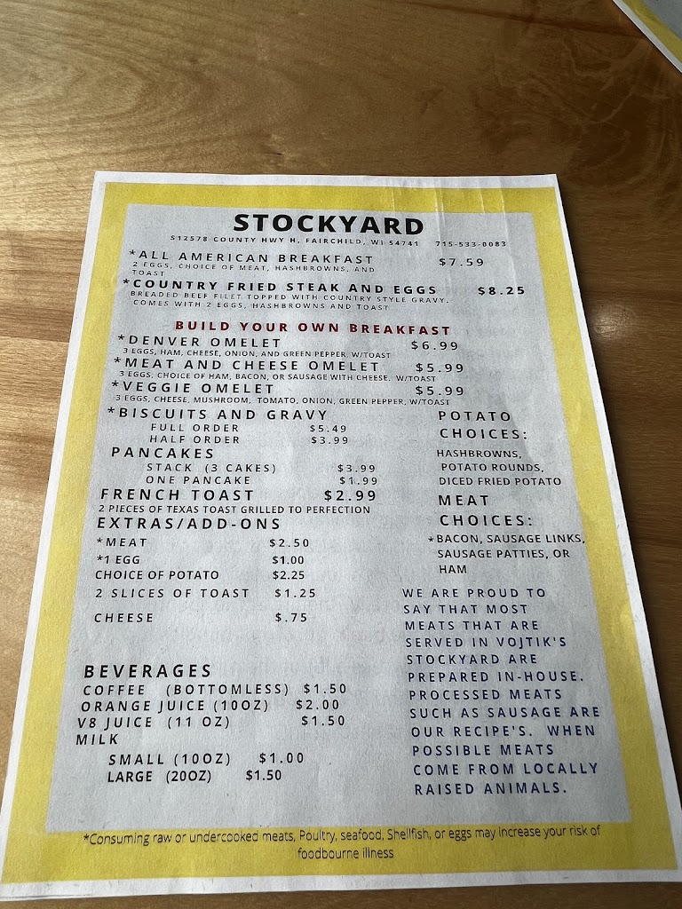  Vojtik's Stockyard Food