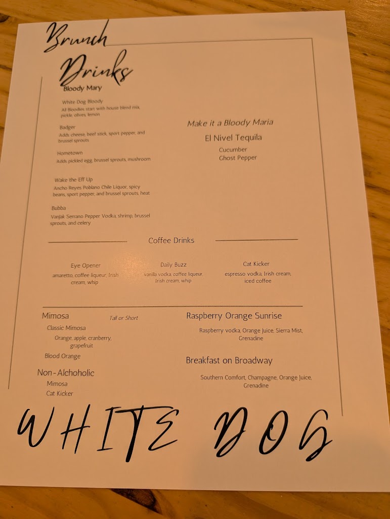  White Dog, Local Green Bay Eatery