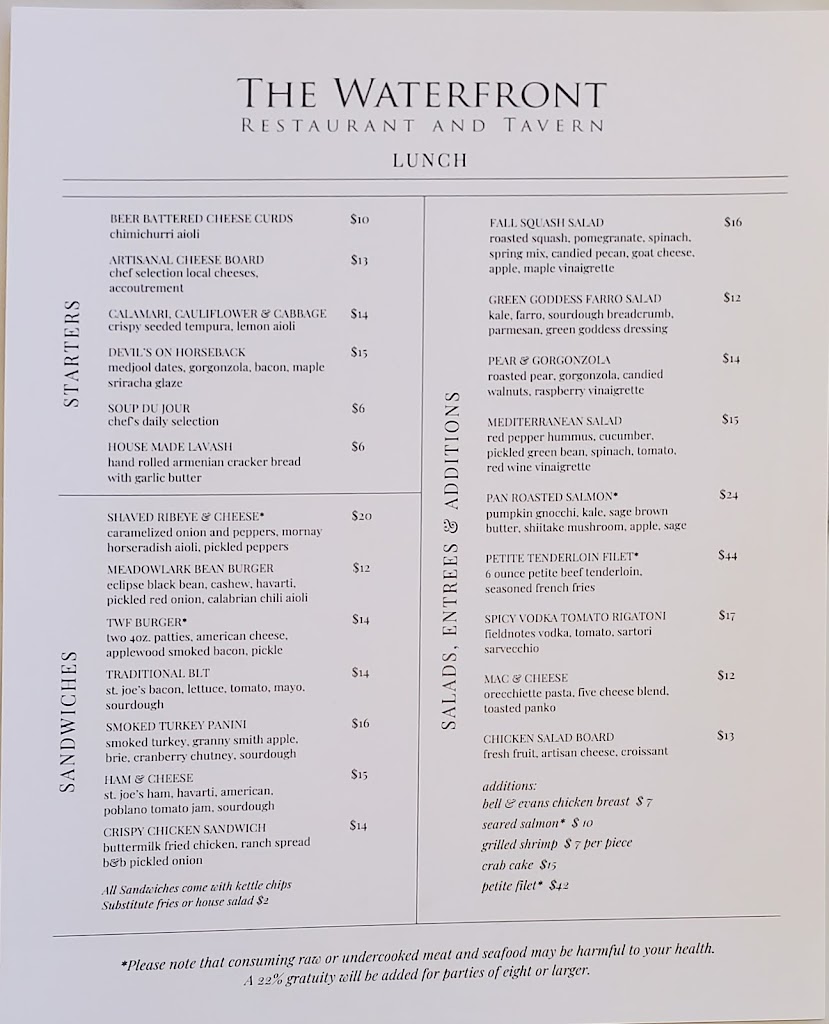  The Waterfront Restaurant and Tavern