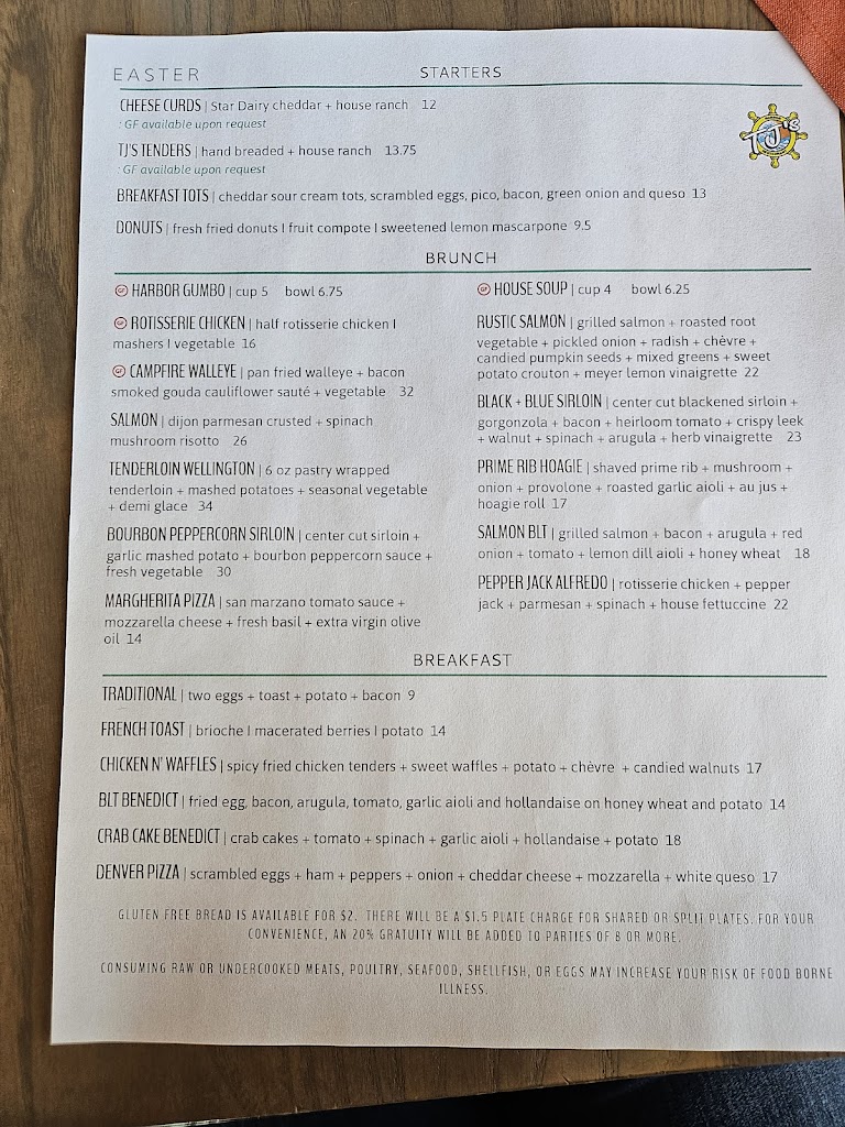  TJ's Harbor Restaurant