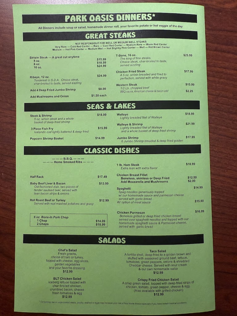  Mauston Park Oasis Restaurant & Bakery