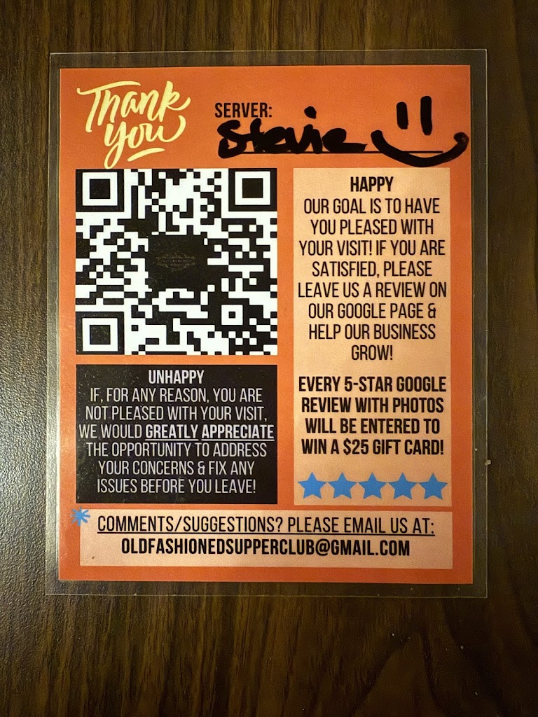  The Old Fashioned Supper Club