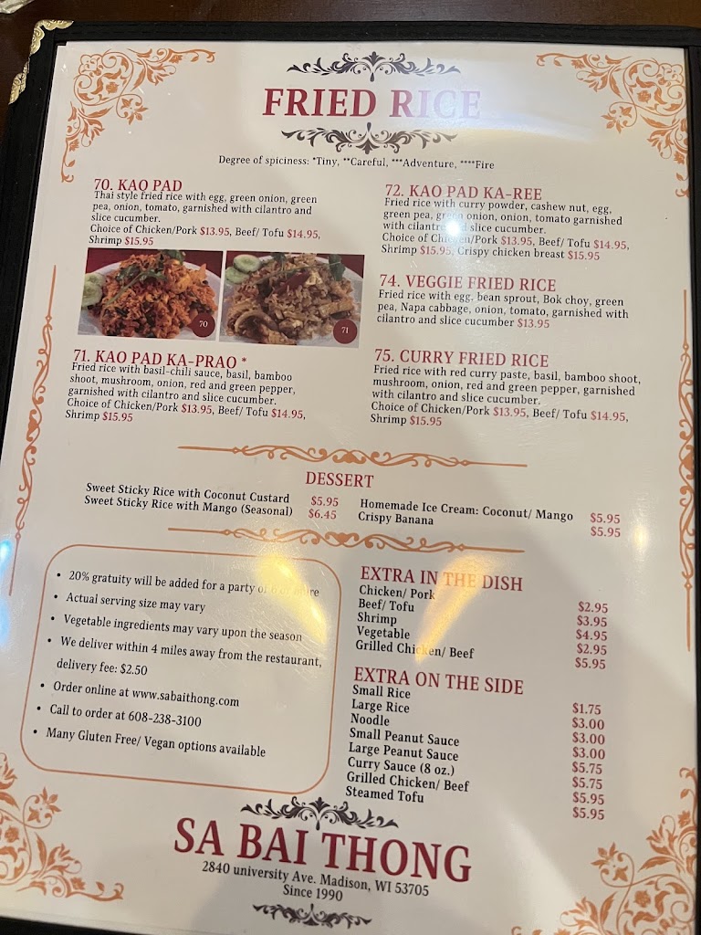  Sa-Bai Thong Thai Cuisine