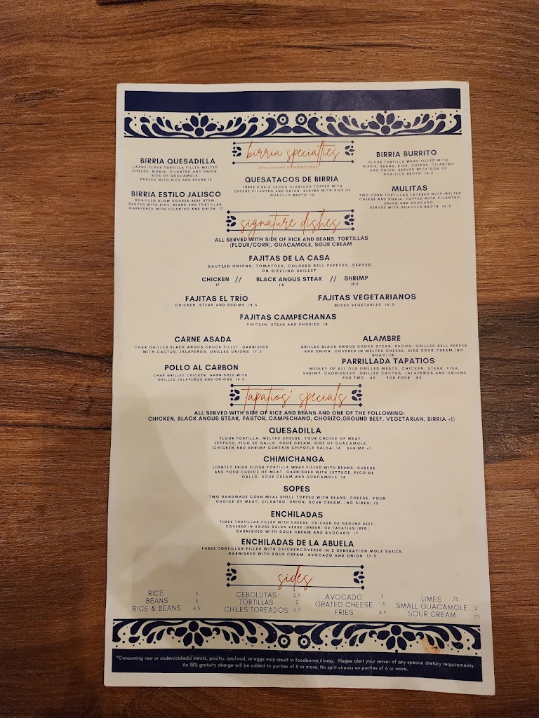  Tapatios Cocina Mexicana