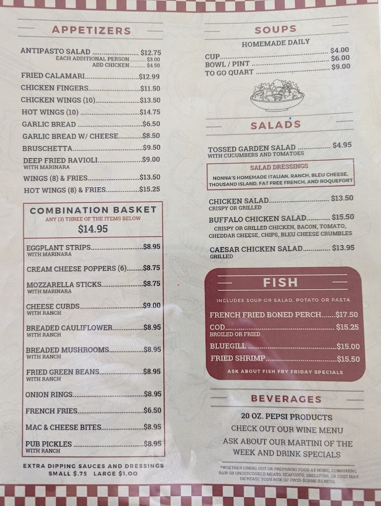  Nonna’s Pizzeria and Pub