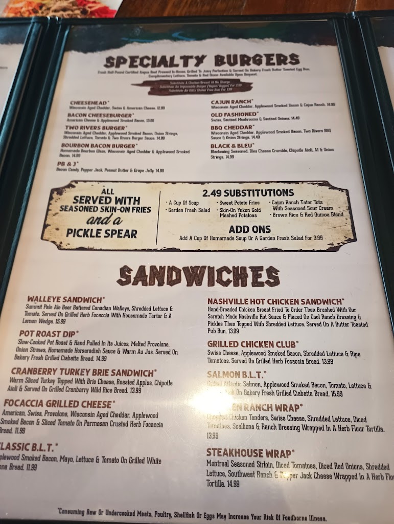  Two Rivers Lodge Bar & Grill