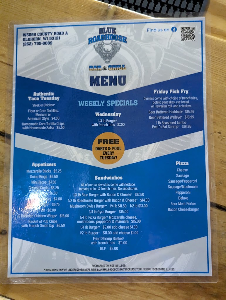  The Blue Roadhouse Bar & Grill