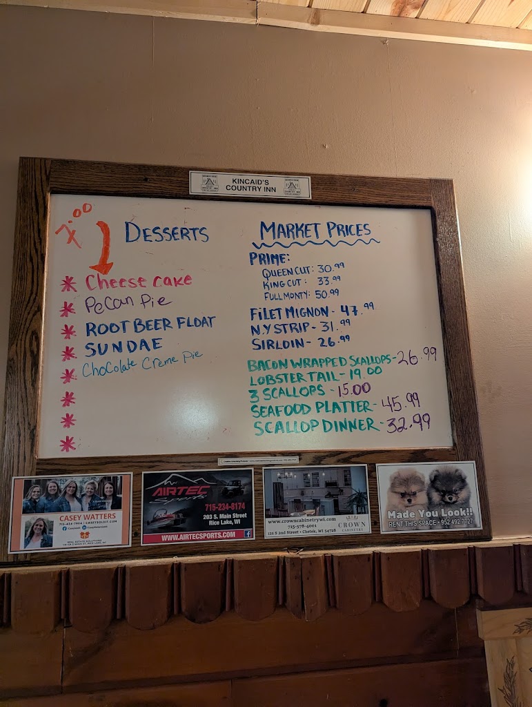  Kincaid’s Country Inn