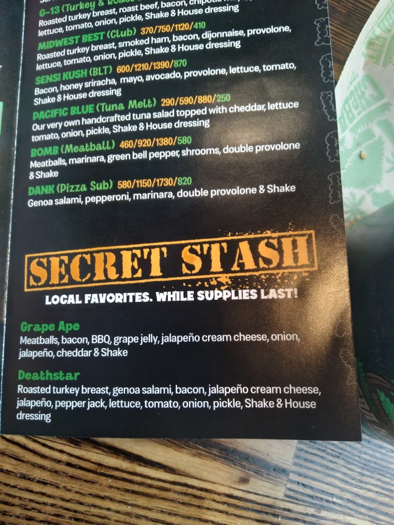  Cheba Hut "Toasted" Subs